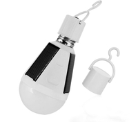 Portable Solar Emergency Rechargeable Light Bulb Outdoor Waterproof