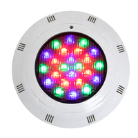 24W ABS PC Wall Mounted RGB LED Swimming Pool Light 