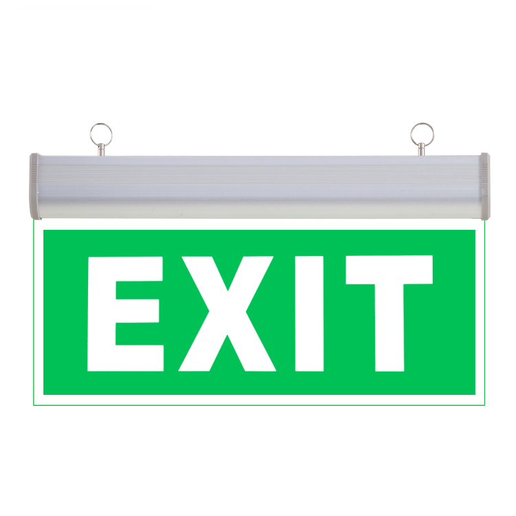 Acrylic Evacuation Indicator Light Hotel Hospital Library LED Emergency Exit Sign Lamp