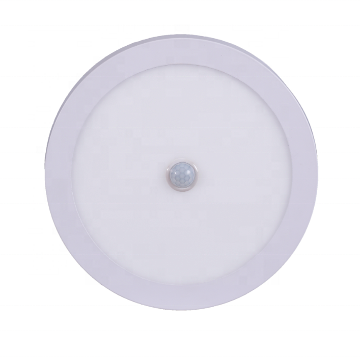 PIR Motion Sensor Surface Mounted Round Led Panel Light - Buy LED Panel ...