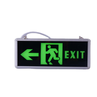 Customized Ceiling Mounted Led Emergency Exit Sign Indicator Light Indoor Rechargeable Fire Lamp