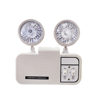 Automatic Twin Head Exit Light Fixture Backup Rechargeable LED Emergency Light
