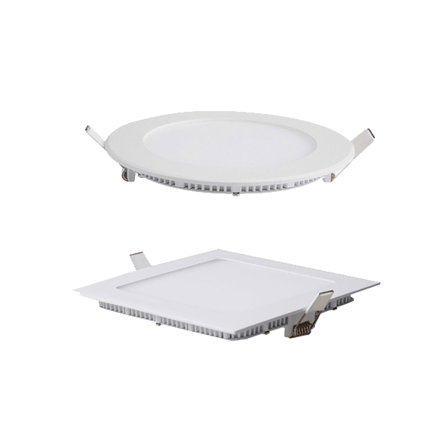 Round Square Embedded Recessed Slim Led Panel Light