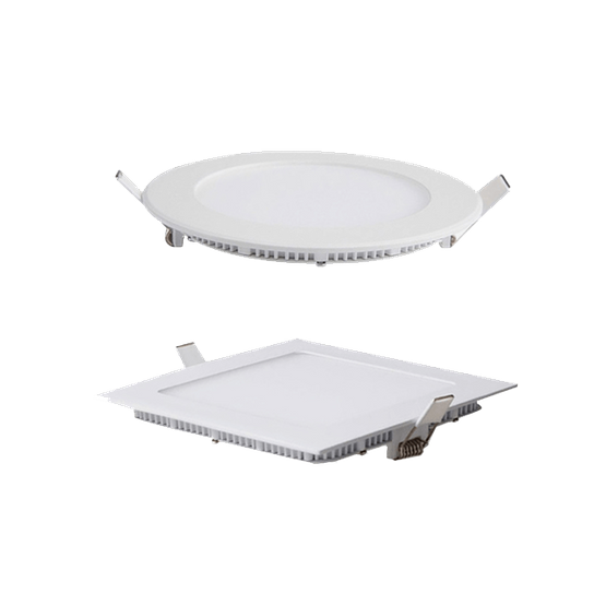 Round Square Embedded Recessed Slim Led Panel Light